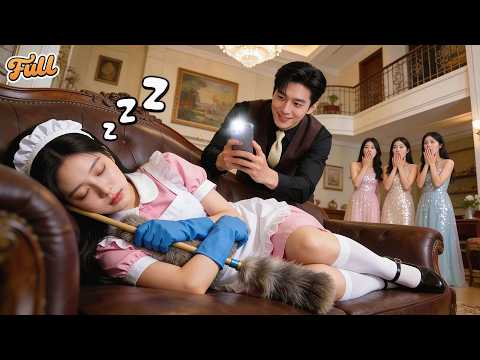 All Scrambled To Greet CEO! But Poor Maid Didn't Care & Slept Deeply On Sofa! Love Was Born!