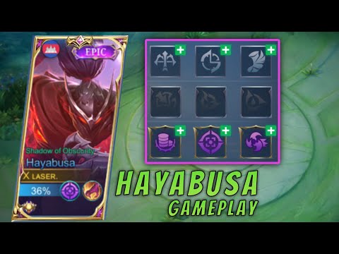 HAYABUSA EMBLEM SET AND BUILDS NEW 2023 | Mobile Legends