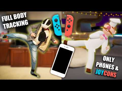 How To Make VR Full Body Tracking Using ONLY Joycons and Phones!