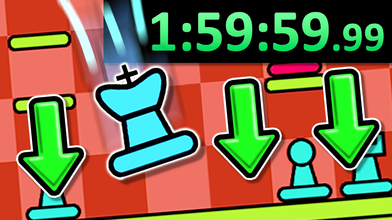 I streamed until I beat Gravity Chess. It was ridiculous.