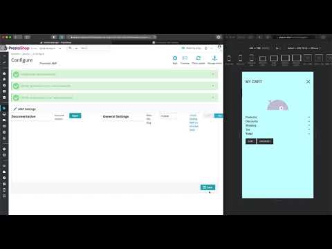 Prestashop AMP module Sidebars settings
