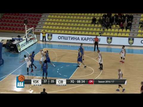 ABA Liga 2016/17 highlights, Round 18: Karpoš Sokoli - Cibona (14.1.2017)