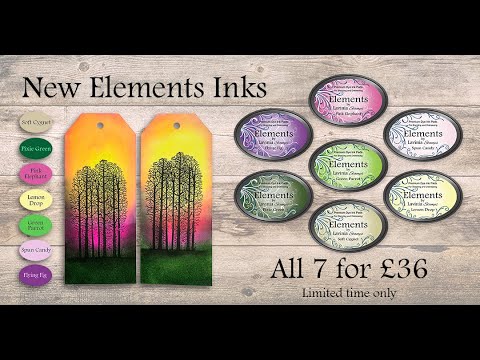 7 Brand NEW Elements Colours introduction and Quick Craft demonstrating the effects