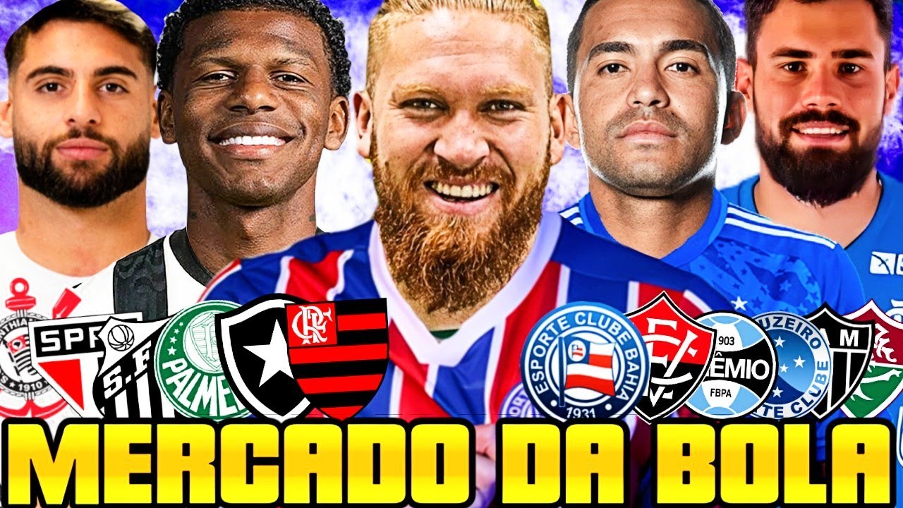 MERCADO DA BOLA 2025 | ISIDRO PITTA NO BAHIA | VITORIA - FLAMENGO - PALMEIRAS - CORINTHIANS - SANTOS
