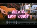 East Coast Alex G Сover / Guitar Tab / Lesson / Tutorial