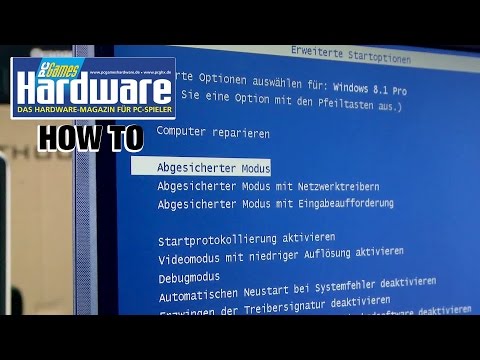 Windows 8.1 Abgesicherten Modus aufrufen
