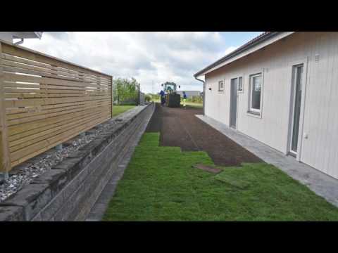 A.R.C. Marktjänst lägger färdig gräsmatta