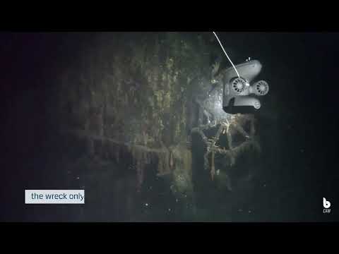 Exploring German M101 wreck from WW2 Blueye Robotics