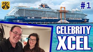 Celebrity Xcel Pt.1 - Embarkation, Bazaar Lunch, Cabin Tour, Port Everglades Sailaway, Mosaic Dinner