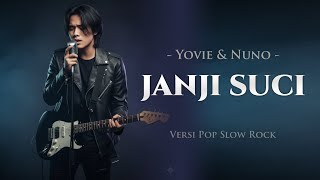 Download lagu Janji Suci – Yovie & Nuno | Pop Slow Rock Cover AI (Lirik Video) mp3