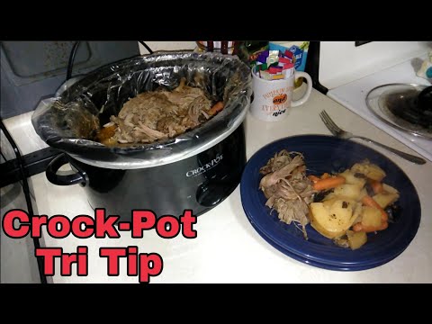 Easy and Tender Crock-Pot Tri Tip