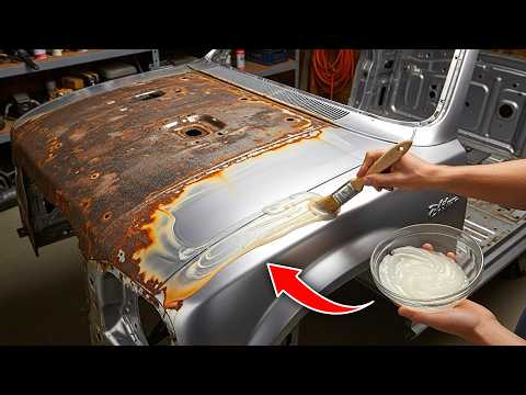 This is the Secret of Car Mechanics! Remove Rust With 2 Ingredients