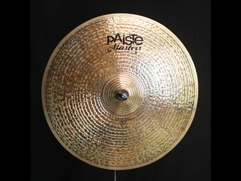 Paiste 21" Masters Dark Dry Ride - 2809g (video demo) image 2