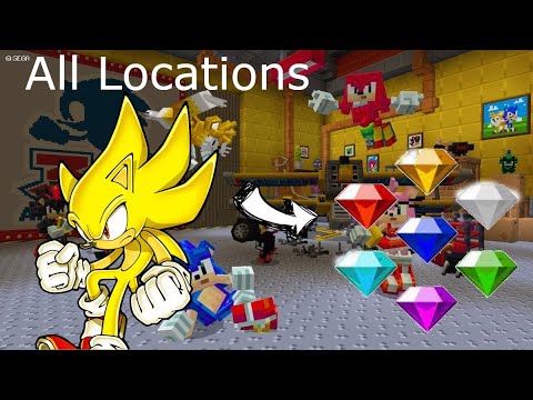 Minecraft Sonic Dlc Pack (How To Get All 7 Chaos Emralds)