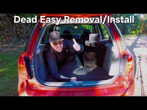 Suzuki SX4 Rear Seat Removal + Bed Platform Install | Car Camper