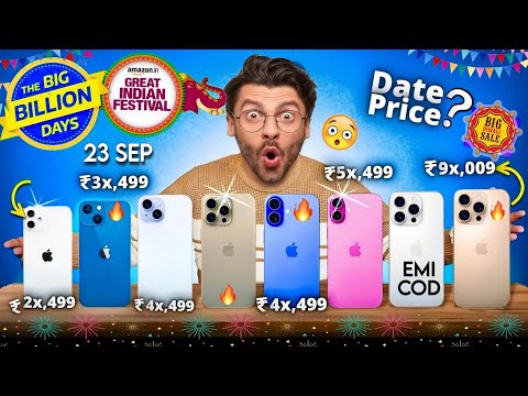 All iPhones Price Drop Alert 🔥 Big Billion Days Sale & Great Indian Festival Sale 2025 ⚡️ Explained!