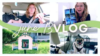 JUNE 13 VLOG | cleaning/packing/driving to PA, finishing Mean Baby + reading Nineteen Minutes