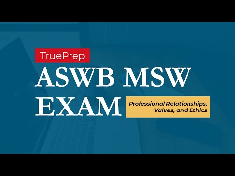 ASWB MSW Practice Test 1 TruePrep