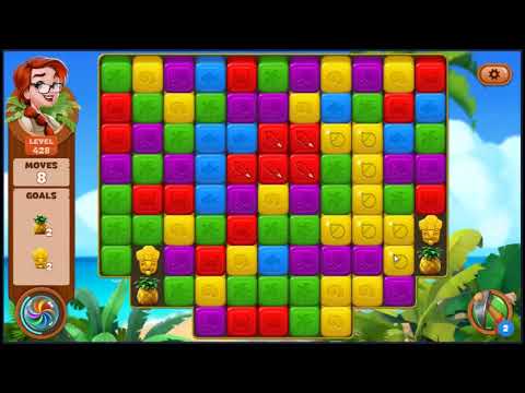 Lost Island Blast Adventure Level 428 - NO BOOSTERS 🏝️ | SKILLGAMING ✔️