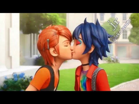 ( kissing marc and  Nathaniel ) miraculous season6 EP15 #miraculousladybugseason6