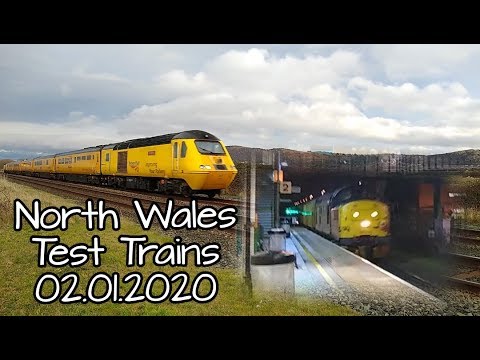 Prestatyn 02.01.2020 - Test trains 43062 John Armit, 43014 Railway Observer  & 37219 Jonty Jarvis