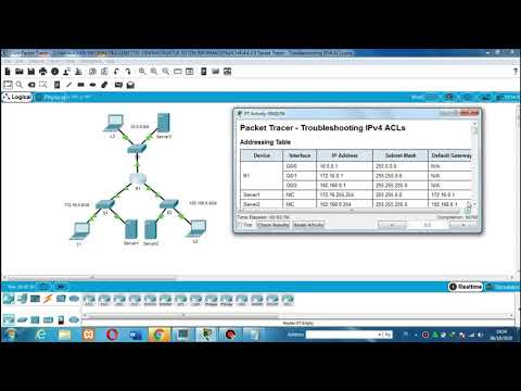 4.4.2.9 Packet Tracer - Troubleshooting IPv4 ACLs
