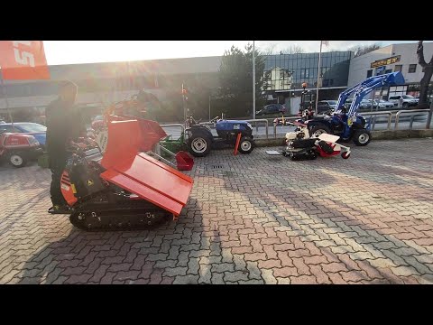 Motocarriola Cingolata Cormidi C 60 BA Cassone Agricolo - Sponde Apribili Sfilabili - Giordano Cairo