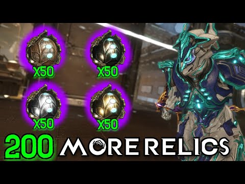 I Opened 200 MORE Relics To Get Even More Prime Stuff [Warframe]
