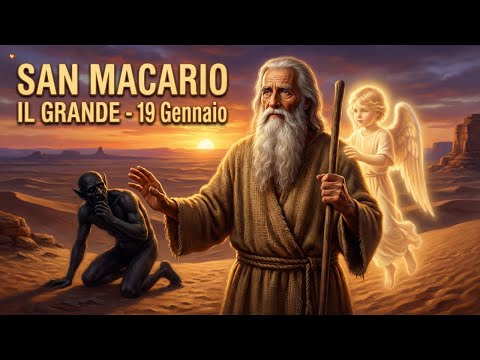 Santo del Giorno 19 Gennaio | San Macario il Grande | Il Gigante del Deserto che Sconfisse i Demoni!