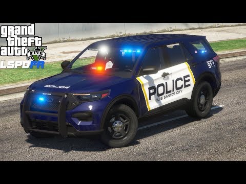 GTA 5 LSPDFR #740 Brand New 2020 Ford Police Interceptor Utility Los Santos City Patrol