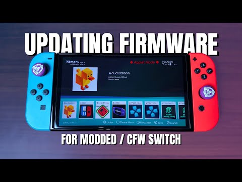 Updating Firmware for Modded / CFW Switch (PLUS Atmosphere & Hekate) | How to Update Modded Switch