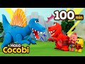 🦖Roar! Dinosaurios Aterradores🦕Canciones Infantiles | T-Rex y Más | Hola Cocobi