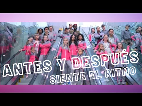 Siente el ritmo personajes antes y después /Feel the beet. Characters before and after