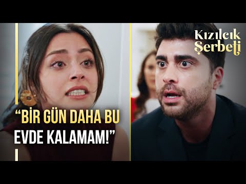 Fatih, evi terk etmek isteyen Doğa'yı sakinleştiremiyor! | Kızılcık Şerbeti 100. Bölüm