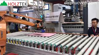 Dây Chuyền Máy không người trong sx Ván Nội thất hiên đại chuyên nghiệp