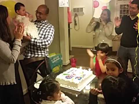 Aarna's first birthday