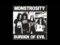 MONSTROSITY - Burden Of Evil EP 1991 [FULL EP]