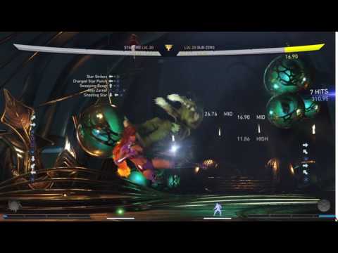 Injustice 2 Starfire 35% Anti Air Combo
