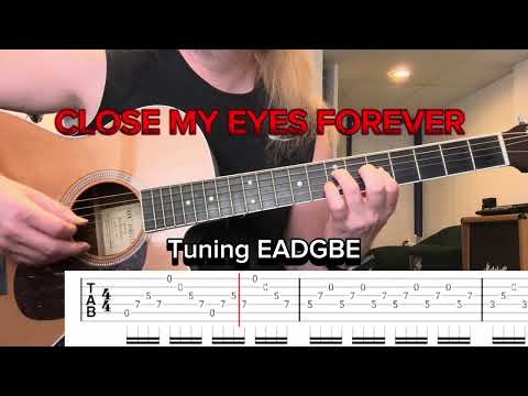 🎸 Lita Ford & Ozzy Osbourne - Close My Eyes Forever | Guitar Lesson with Tabs 🎸
