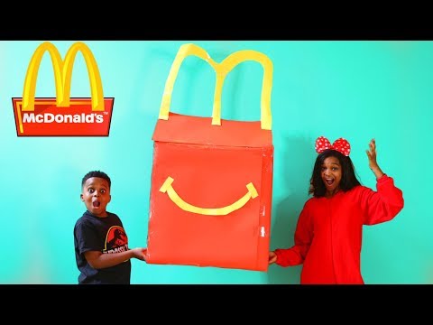 Shiloh McDonald's HAPPY MEAL vs McDonald's SURPRISE MEAL! - Shasha and Shiloh - Onyx Kids
