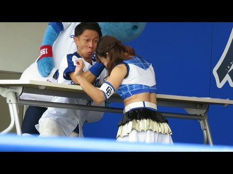 H29.09.10　DD知っとく情報　腕相撲（チアドラ：向井早苗ちゃんVS長谷川巧）　ﾅｺﾞﾔﾄﾞｰﾑ