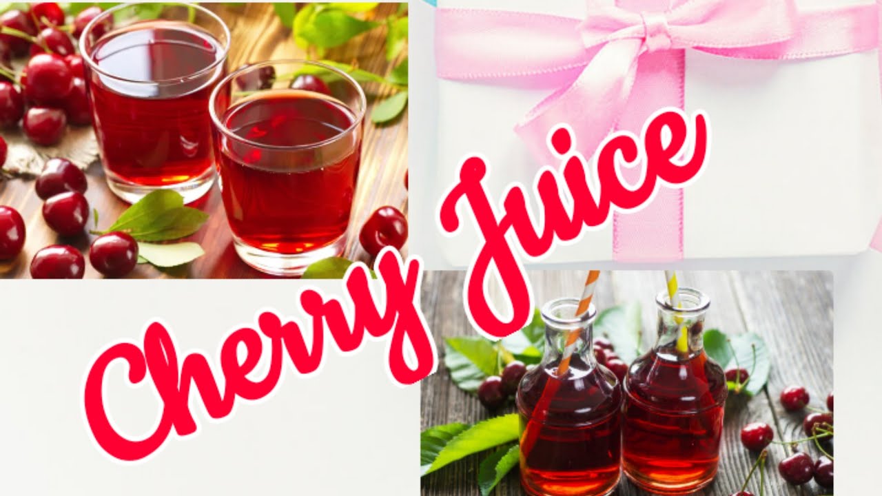 Today's recipi:- CHERRY JUICE