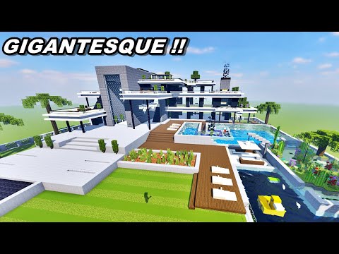 Defroi - MINECRAFT TUTORIAL VERY LARGE MODERN HOUSE!!