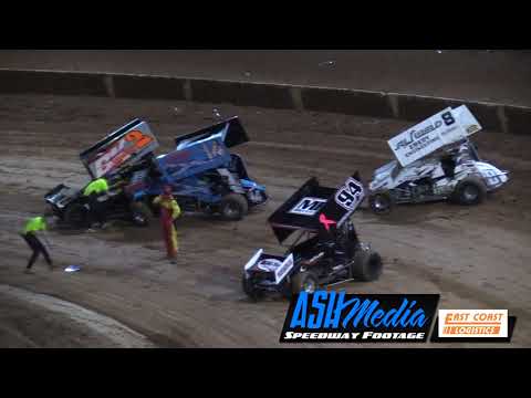 Sprintcars: ECL Track Championship R06 - Heat Race Highlights - Archerfield - Nov 2017