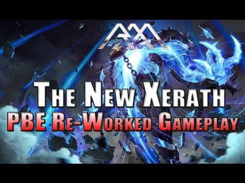 New Xerath - PBE Rework Gameplay - League of Legends
