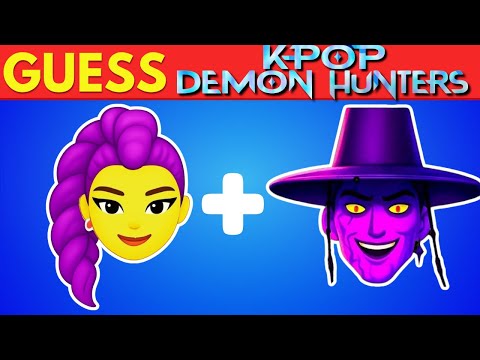 Guess KPop Demon Hunters Movie Characters by EMOJI Quiz 🤩~ Huntrix, Saja Boys, Rumi, Jinu, Baby Saja