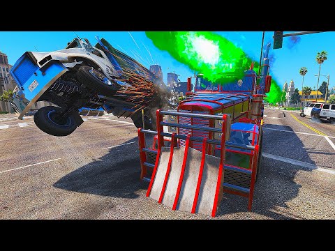 GTA 5 FS Cerberus Crash Impacts #1 (Five Star Chase)