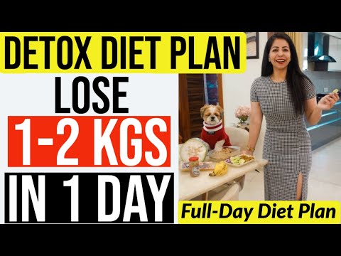 Detox Diet Plan For Weight Loss - Lose 1 Kg in 1 Day | How to Lose Weight Fast | Fat to Fab Video