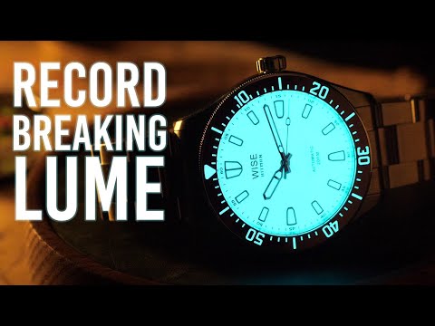 Nothing can touch this watch when it comes to lume - Wise Hitman SE