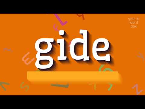 How to say "gide"! (High Quality Voices)